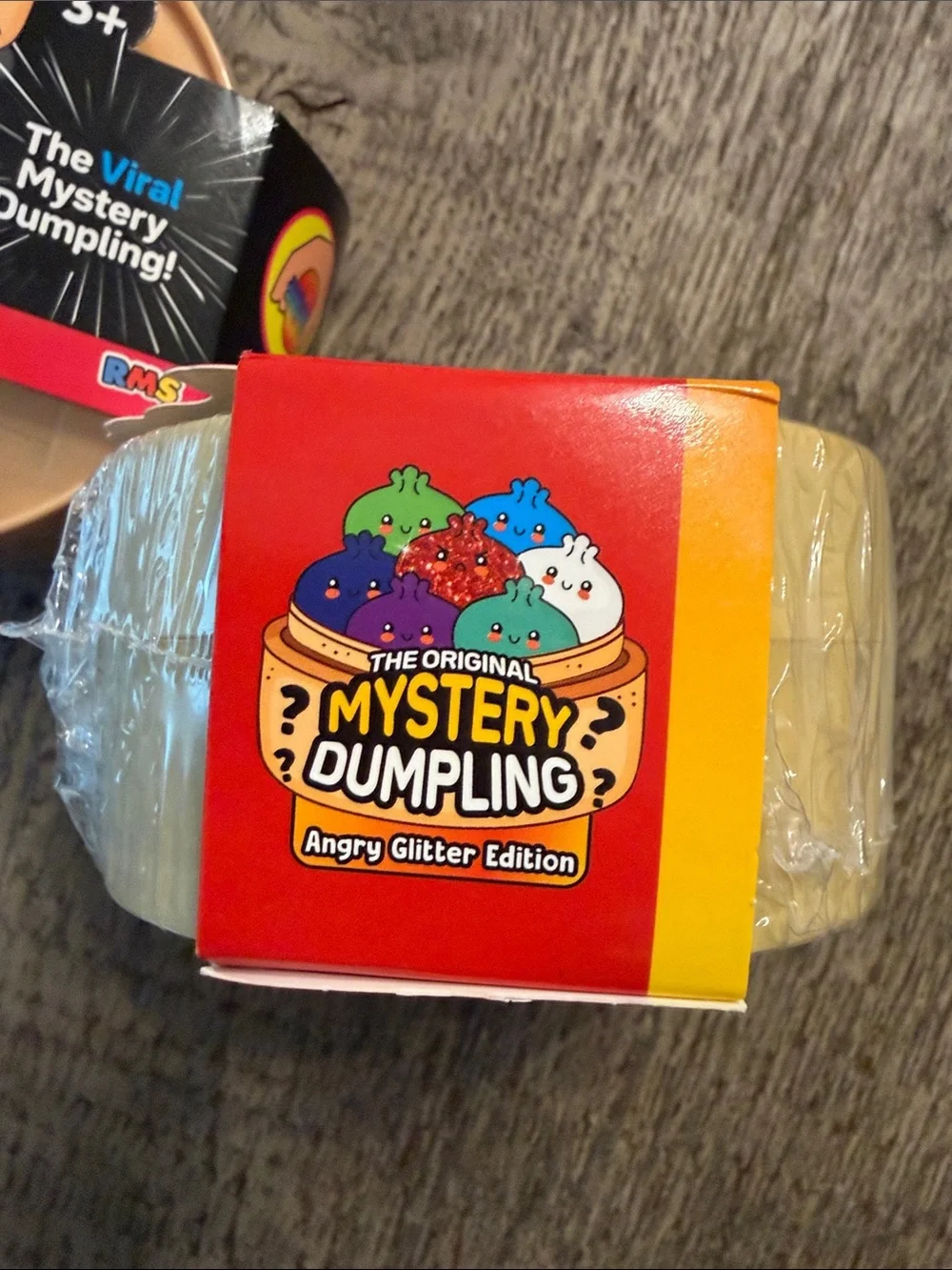 RMS Crazy Fun Mystery Dumpling Neon & Angry Glitter Bao Bun Squishy Bundle Set 2